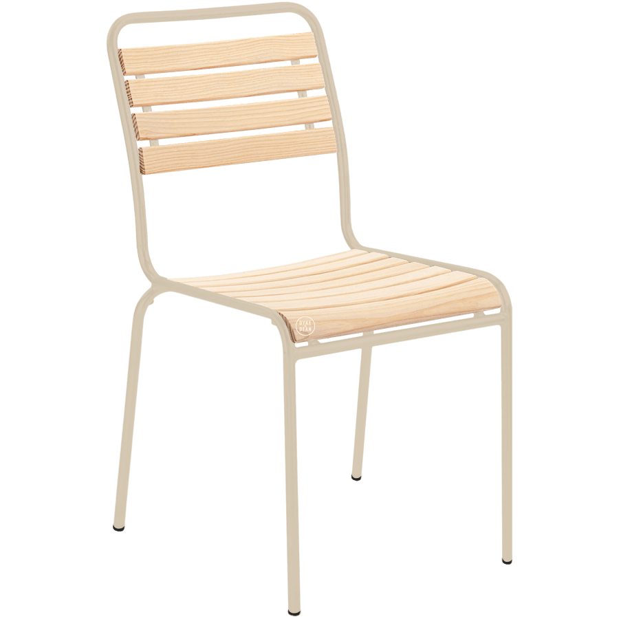 SLATTED WOOD STACKING CHAIR COLOUR
