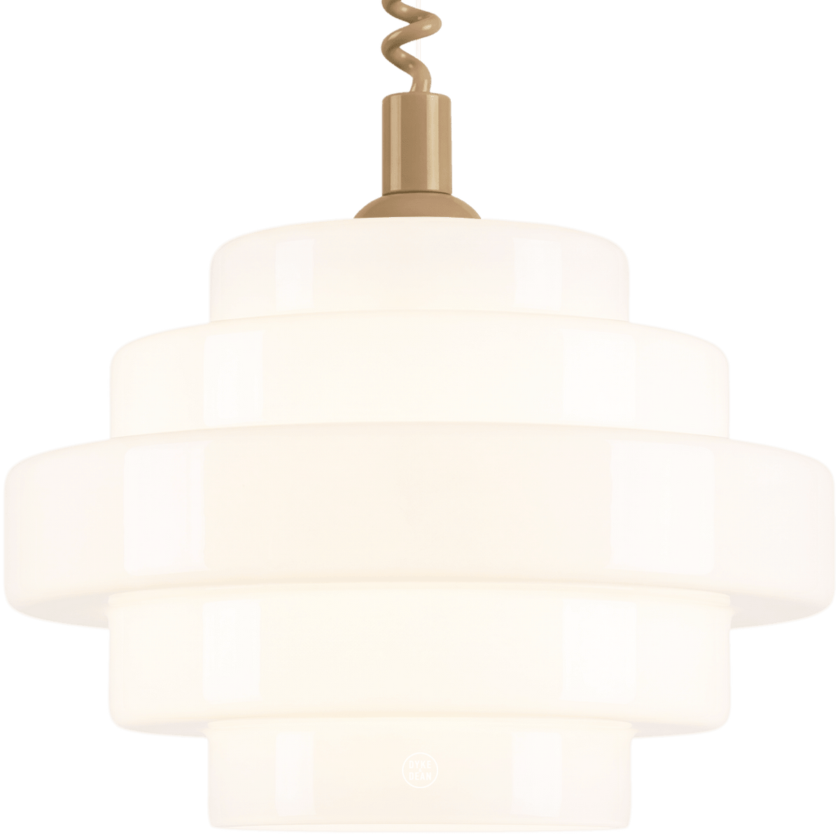 SMALL BAUHAUS OPALINE RETRACTABLE CORD LIGHT - DYKE & DEAN