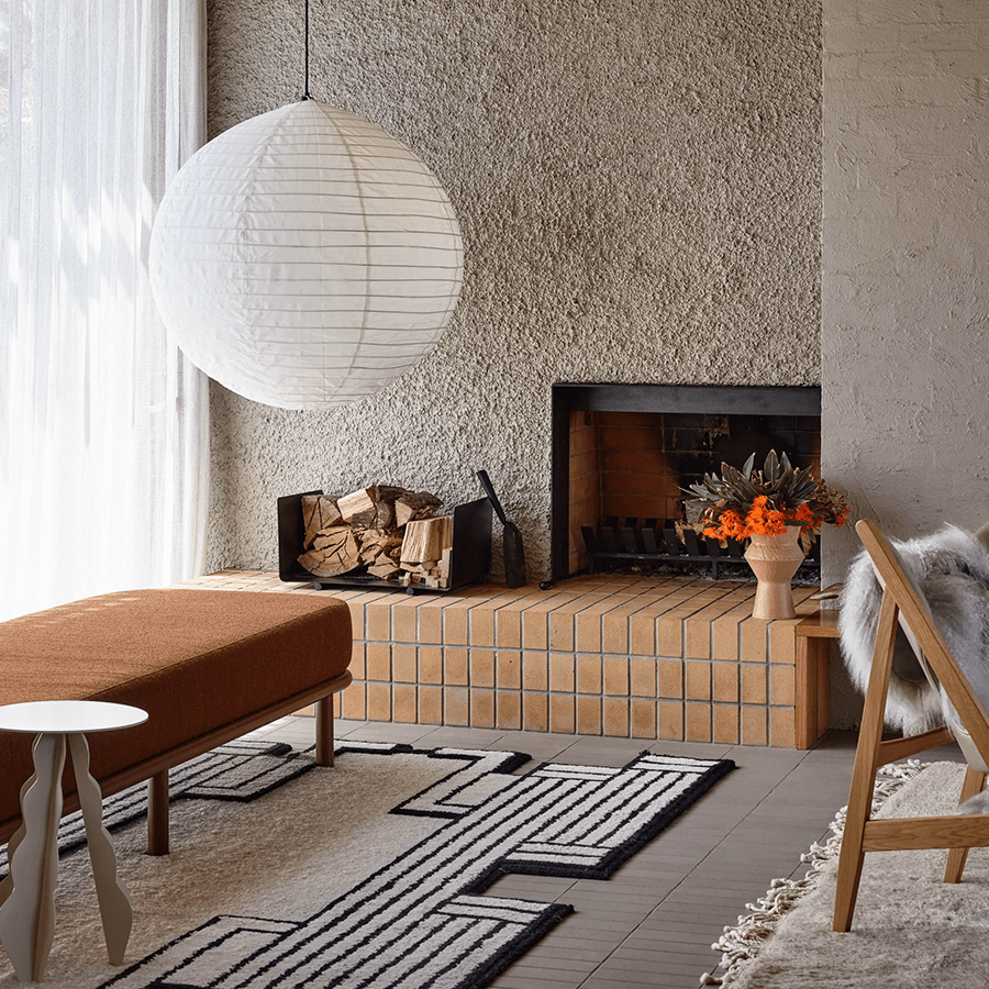 SPHERE LINEN LIGHT SHADE 60CM - DYKE & DEAN