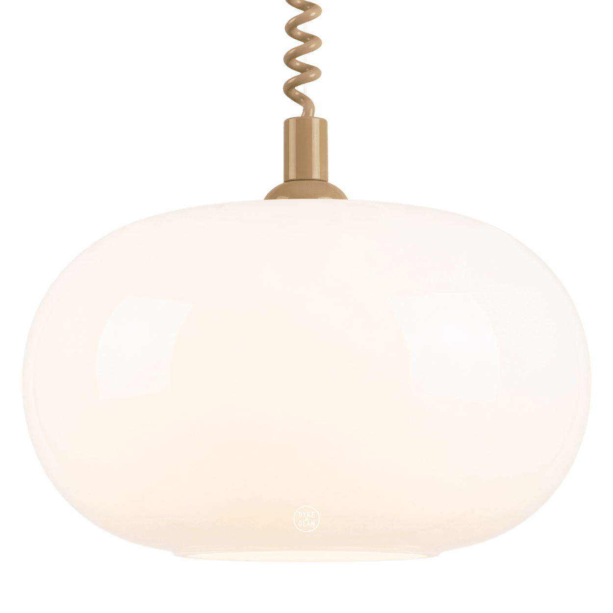 SPHEROID OPALINE RETRACTABLE CORD LIGHT - DYKE & DEAN