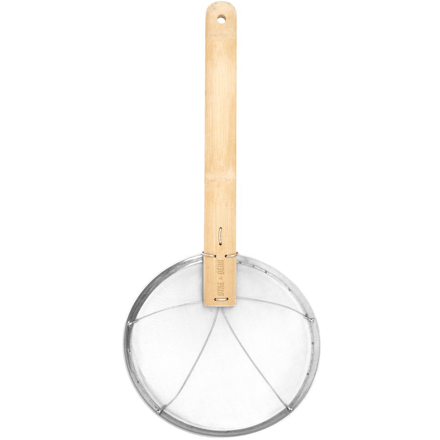 SPIDER KITCHEN STRAINER BAMBOO LARGE - DYKE & DEAN