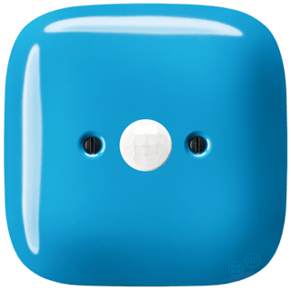 SQUARE PORCELAIN WALL CABLE MOTION SENSOR AZURE - DYKE & DEAN