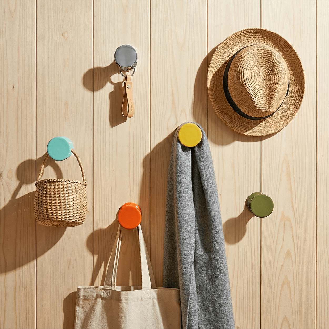 TAM TAM WALL HOOK ARDOISE - DYKE & DEAN