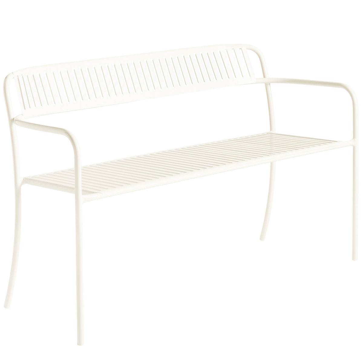 TOLIX PATIO BENCH WITH BACKREST - DYKE & DEAN