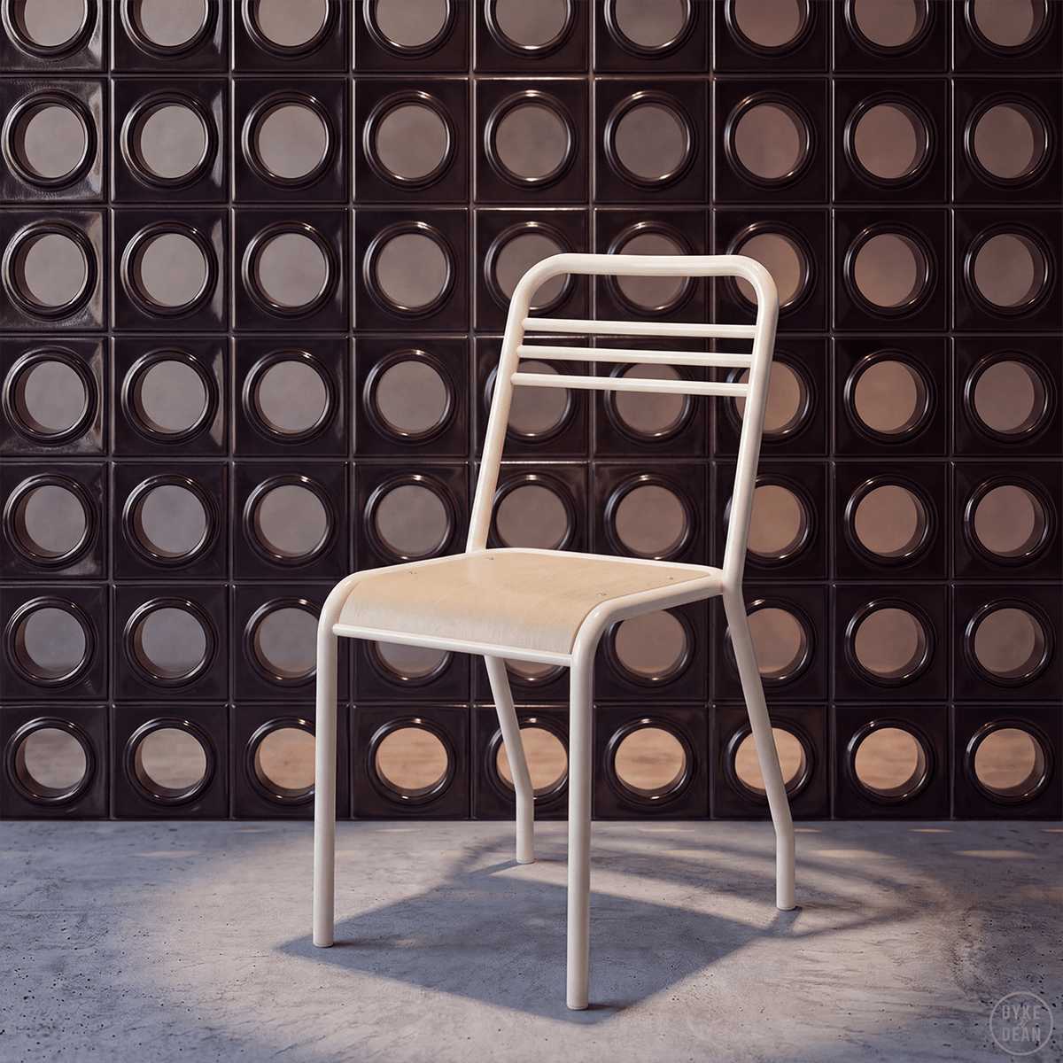 TOLIX UD WOODEN SEAT CHAIR - DYKE & DEAN
