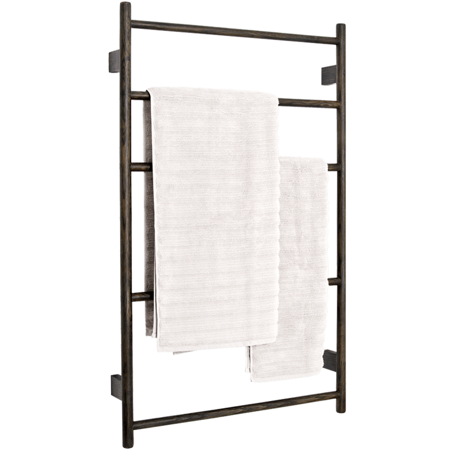 TOWEL RAIL WALL BAR DARK OAK - DYKE & DEAN