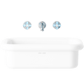 TRUE LITE CERAMIC COUNTERTOP WIDE SINK WHITE - DYKE & DEAN