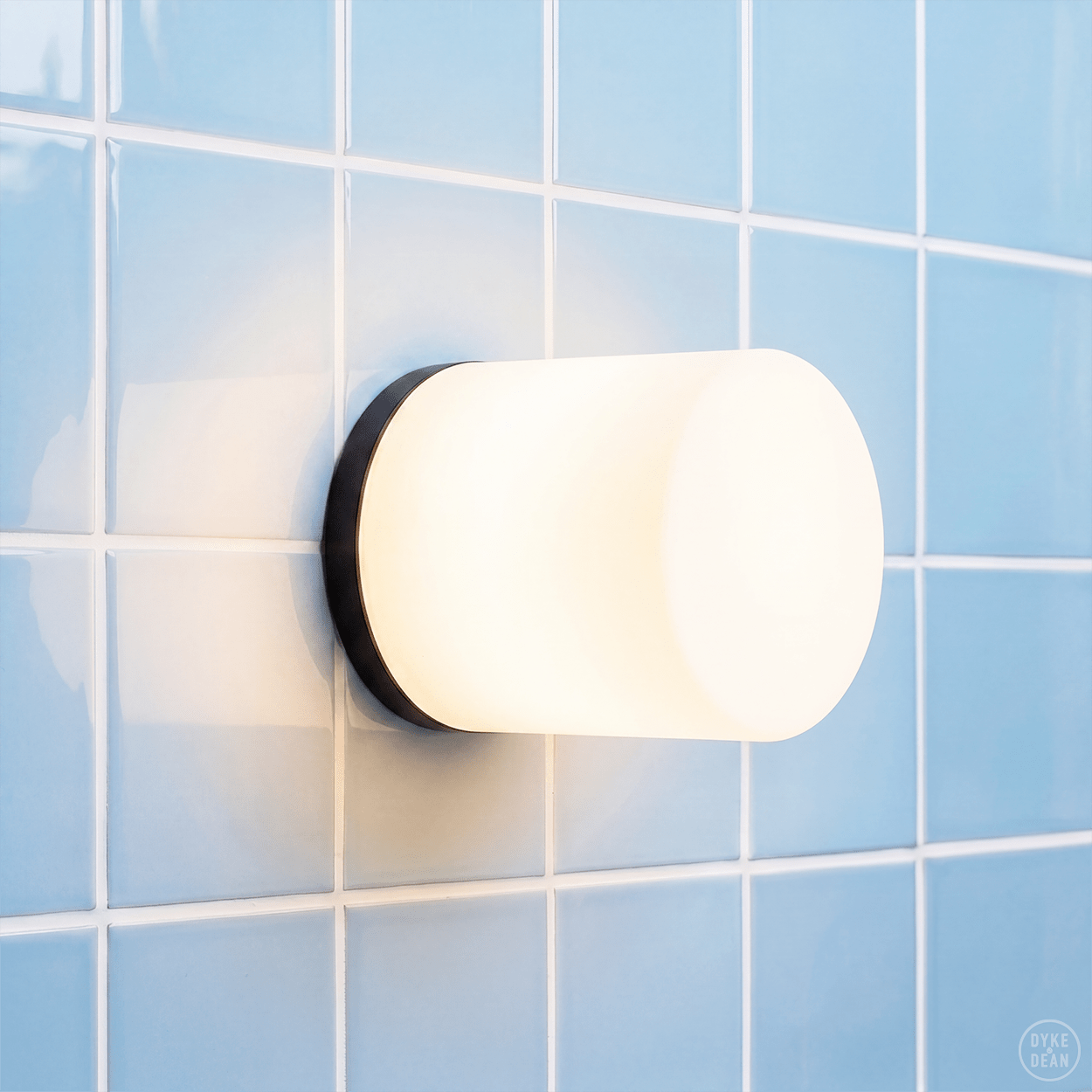 TUBE LAMP BLACK BASE SMALL - DYKE & DEAN