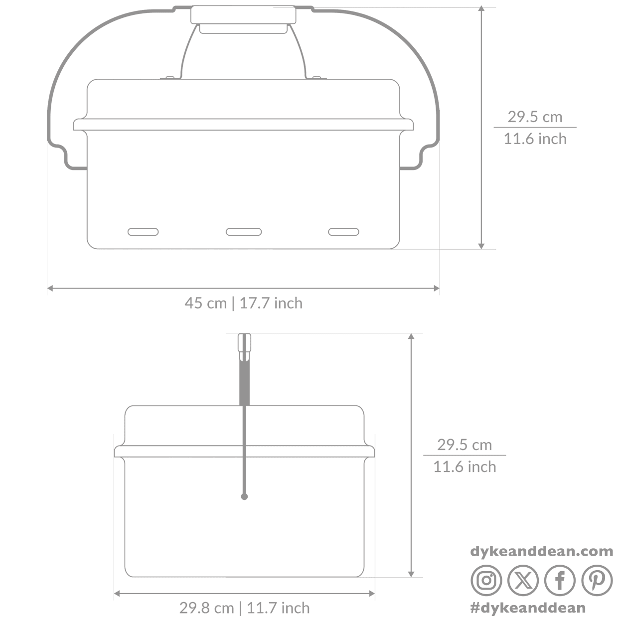 TURQUOISE ENAMEL BARBEQUE - DYKE & DEAN