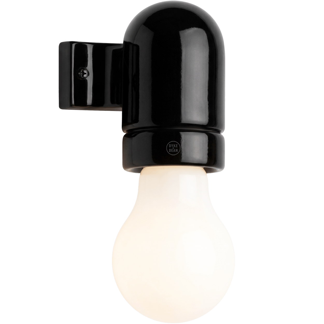 WALL ARM CERAMIC LIGHT BLACK - DYKE & DEAN