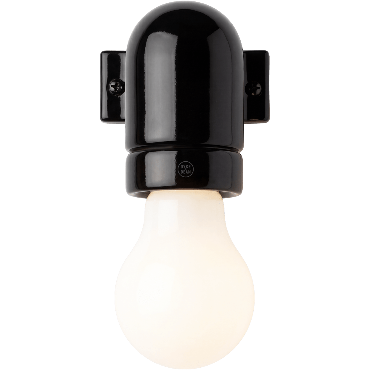 WALL ARM CERAMIC LIGHT BLACK - DYKE & DEAN
