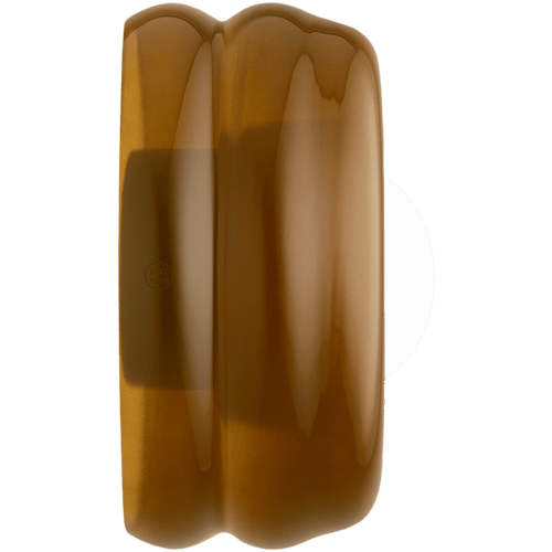 WALNUT ORBIT GLASS GLOBE WALL CEILING LIGHT - DYKE & DEAN