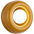 WALNUT ORBIT GLASS GLOBE WALL CEILING LIGHT - DYKE & DEAN