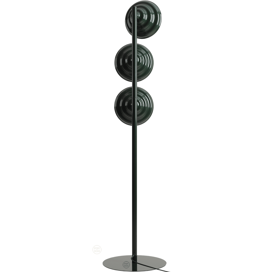 WAVE 3 LIGHT FLOOR LIGHT DEEP GREEN - DYKE & DEAN
