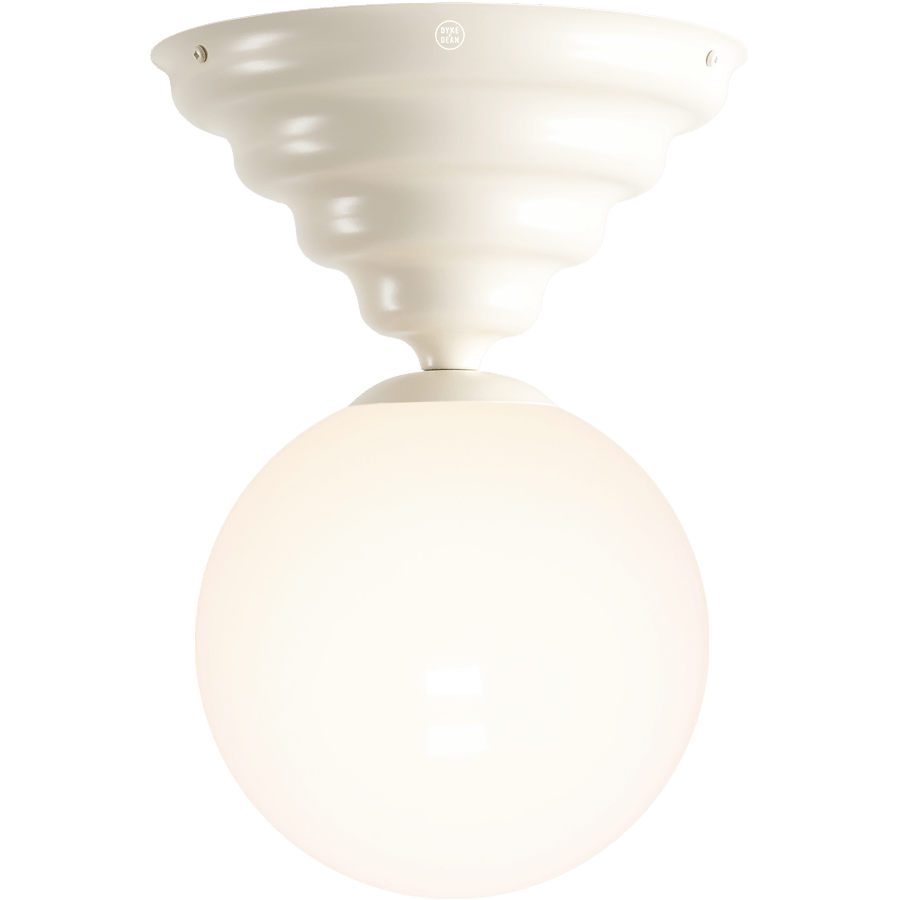 WAVE FIXED CEILING LIGHT CREAM - DYKE & DEAN