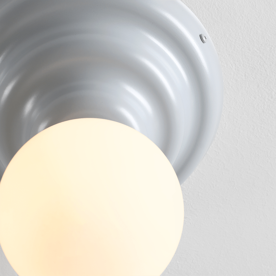 WAVE FIXED CEILING LIGHT GREY - DYKE & DEAN