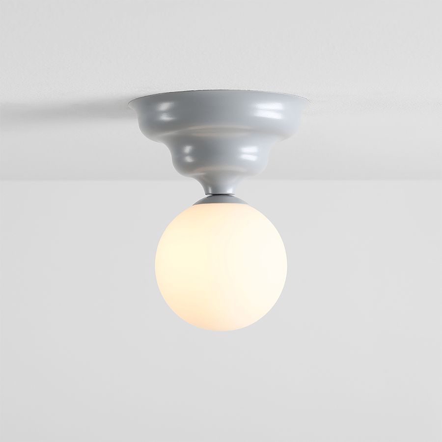 WAVE FIXED CEILING LIGHT GREY SMALL - DYKE & DEAN