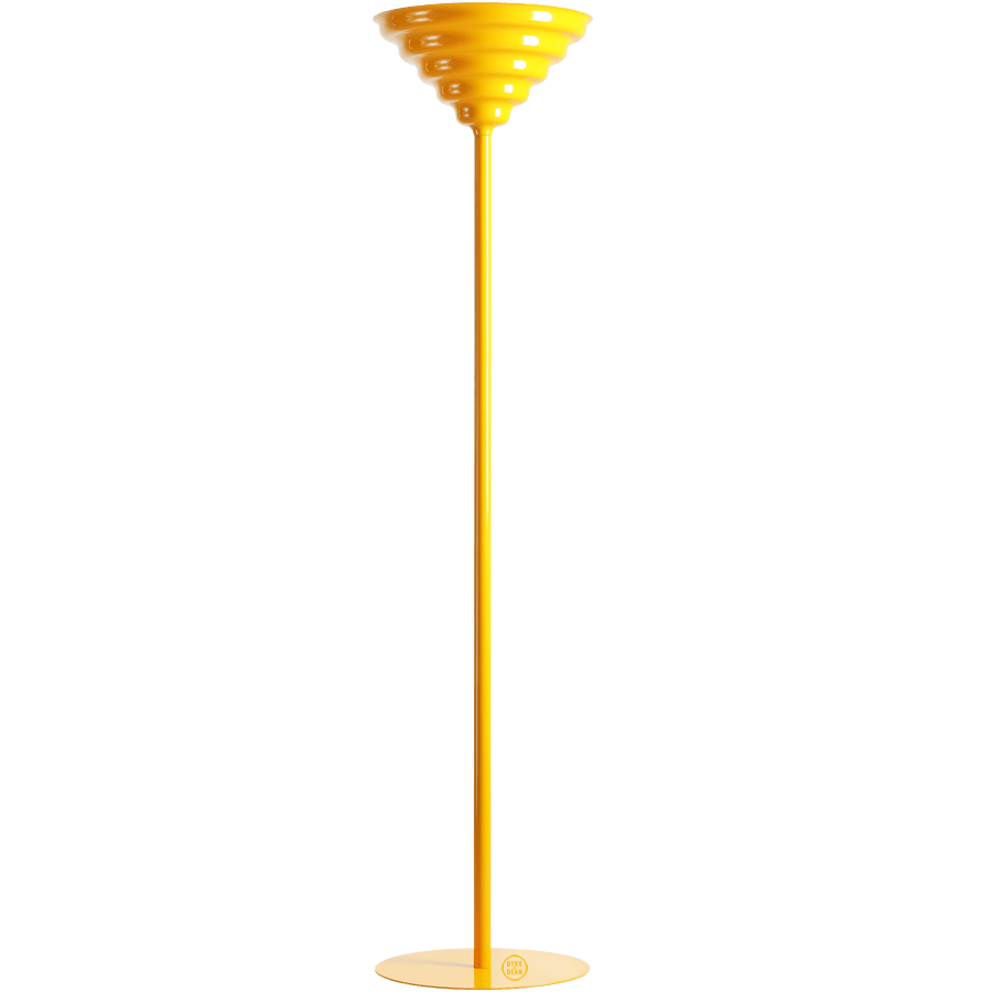 WAVE FLOOR UP LIGHTER LIGHT YELLOW LARGE - DYKE & DEAN