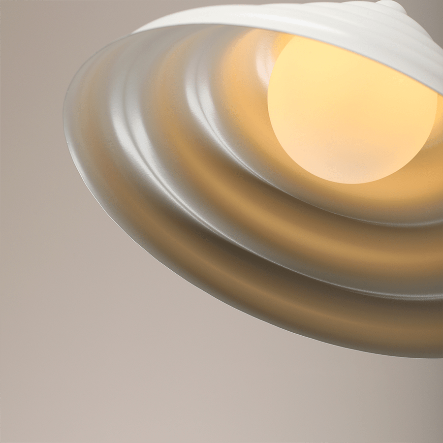 WAVE HANGING PENDANT LIGHT CREAM L - DYKE & DEAN