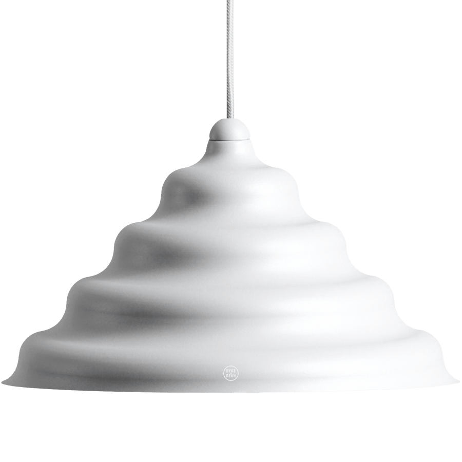 WAVE HANGING PENDANT LIGHT GREY L - DYKE & DEAN