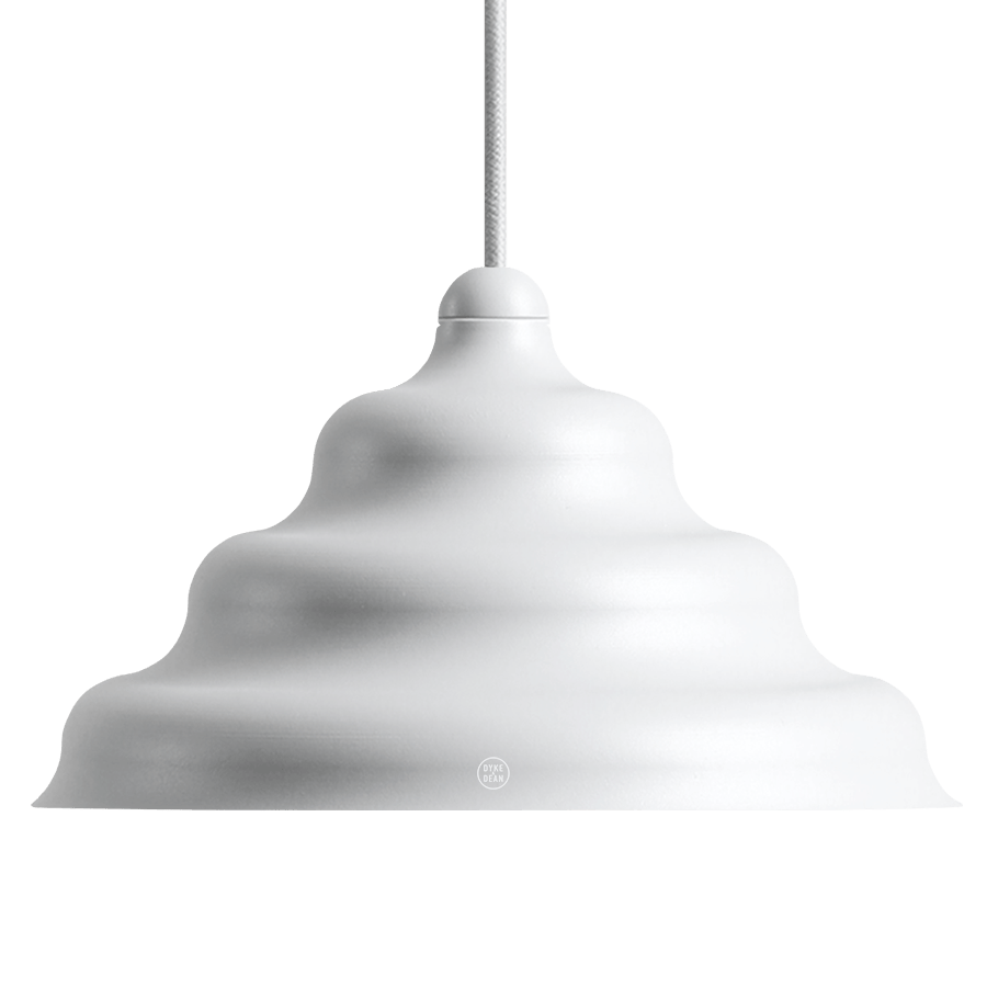 WAVE HANGING PENDANT LIGHT GREY M - DYKE & DEAN