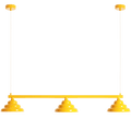 WAVE SUSPENSION BAR PENDANT 3 LIGHT YELLOW - DYKE & DEAN