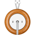 WOODEN PORCELAIN SURFACE MOUNTED PADELUS CABLE GLAND - DYKE & DEAN