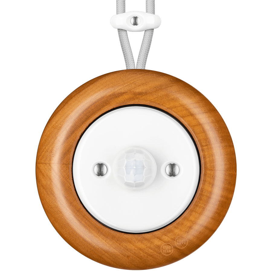 WOODEN PORCELAIN SURFACE MOUNTED PADELUS SOCKET MOTION SENSOR - DYKE & DEAN