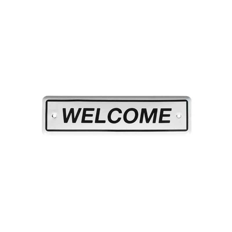 ENAMEL WELCOME SIGN - HARDWARE - DYKE & DEAN  - Homewares | Lighting | Modern Home Furnishings