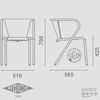 ADICO 5008 CHAIR - DYKE & DEAN