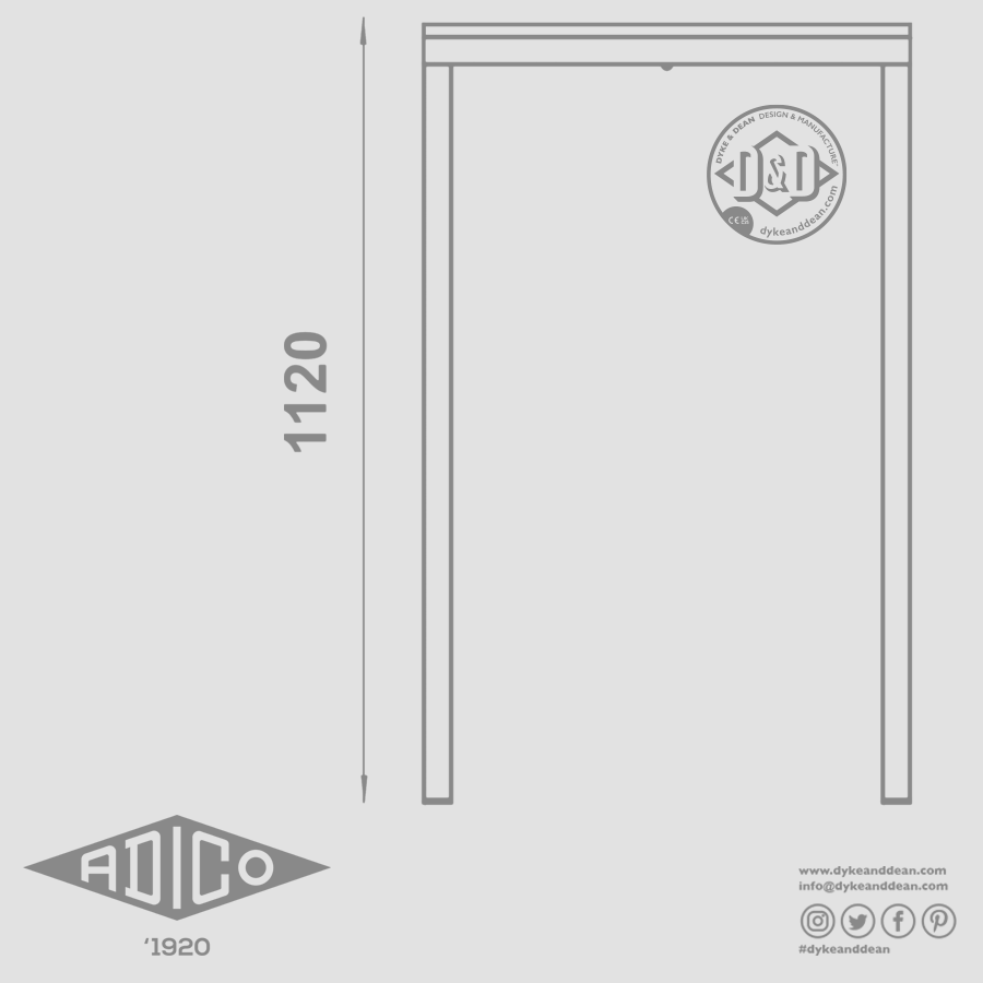 ADICO LINE-A HIGH TABLES WOOD - DYKE & DEAN