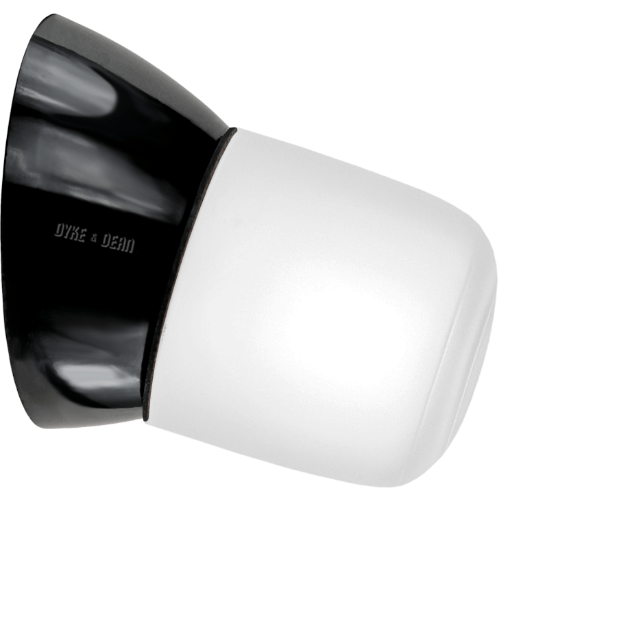 BAKELITE ANGLED REARWIRED LAMPS - DYKE & DEAN