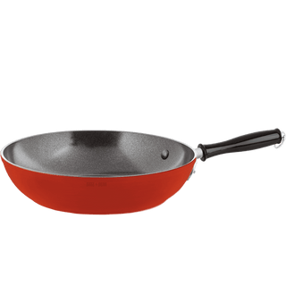 BAKELITE HANDLE NON-STICK WOK RED - DYKE & DEAN