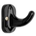 BLACK BAKELITE SINGLE WALL COAT HOOK - DYKE & DEAN