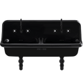 CERAMIC MOUNTED DOUBLE SINK WITH COLOUR OPTIONS - DYKE & DEAN