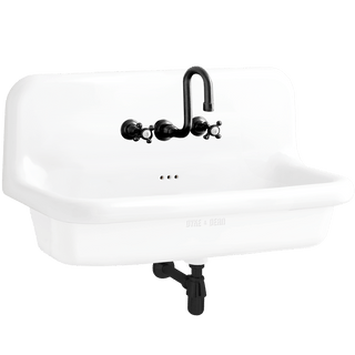 CERAMIC MOUNTED LARGE SINK WHITE - DYKE & DEAN