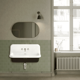 CERAMIC MOUNTED LARGE SINK WHITE - DYKE & DEAN