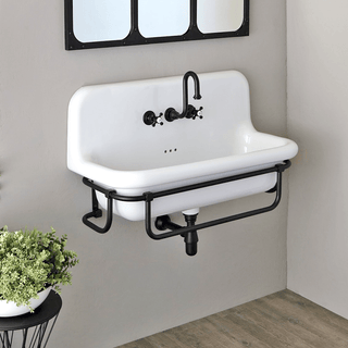 CERAMIC MOUNTED LARGE SINK WHITE - DYKE & DEAN