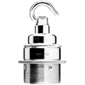 CHROME HOOKED E27 METAL BULB HOLDER - DYKE & DEAN