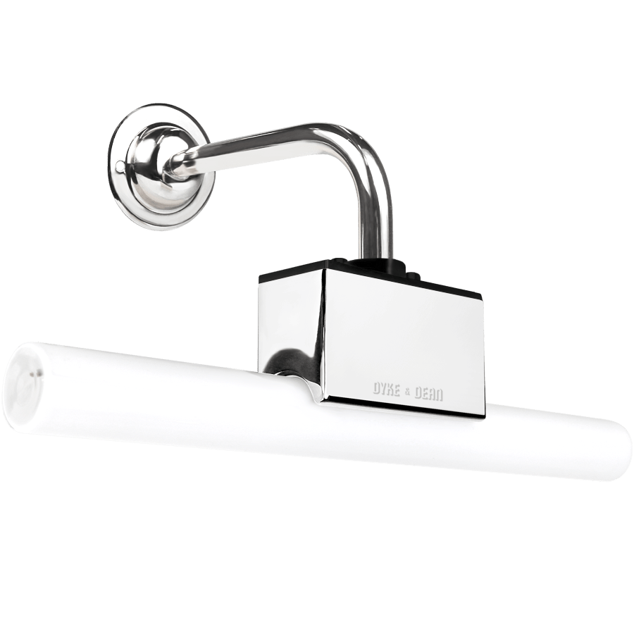CHROME PEG TUBE PICTURE LIGHT - DYKE & DEAN