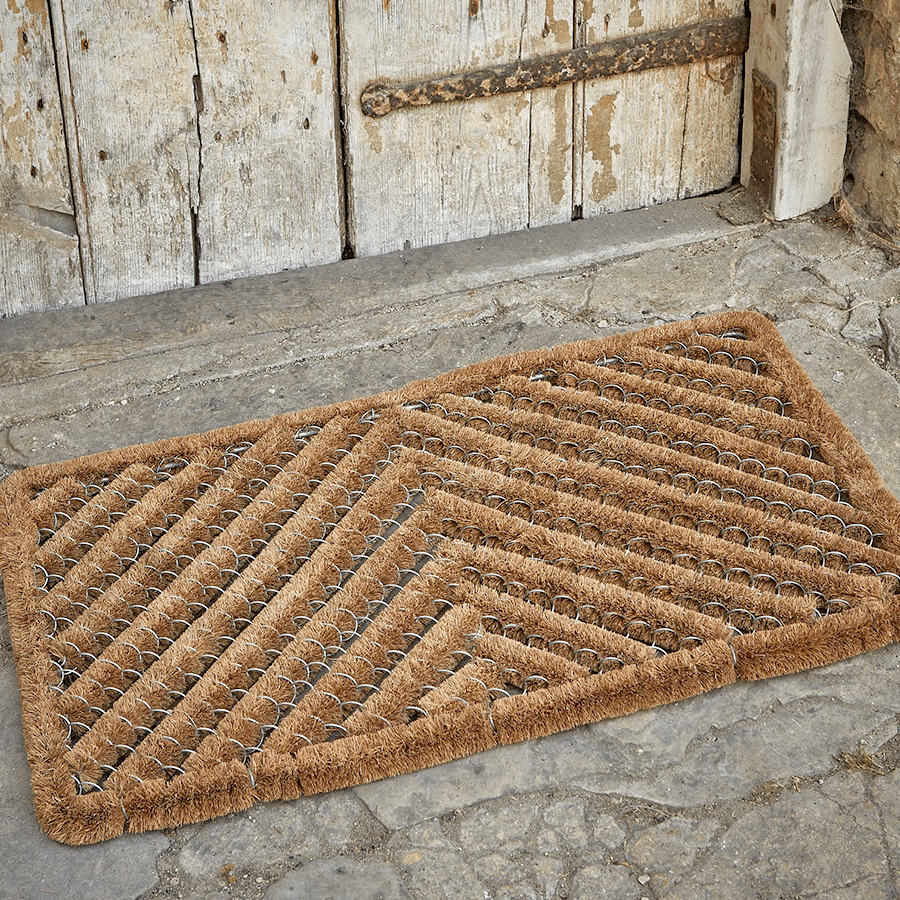 COCONUT WIRED DOORMAT WIDE - DYKE & DEAN
