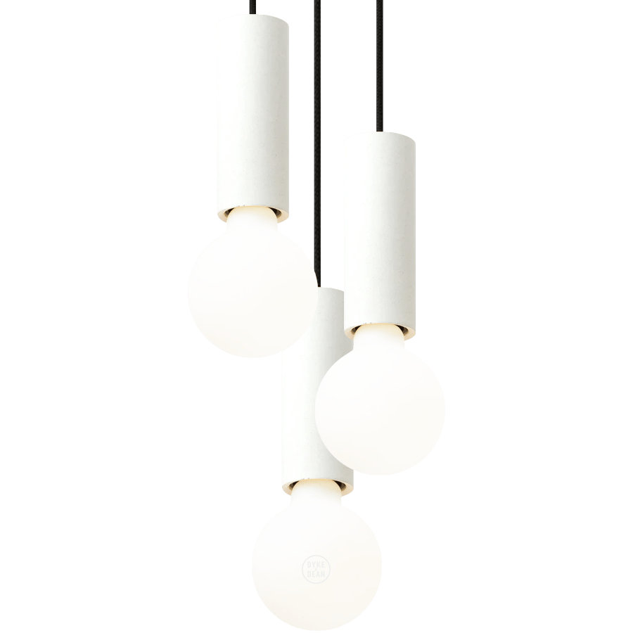 CONCRETE BATON PENDANT TRIO - DYKE & DEAN