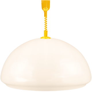 DOME OPALINE RETRACTABLE CORD LIGHT LARGE - DYKE & DEAN