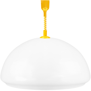 DOME OPALINE RETRACTABLE CORD LIGHT LARGE - DYKE & DEAN