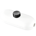 DOMINO BUTTON INLINE CABLE LAMP LIGHT SWITCH - DYKE & DEAN