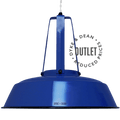 FIN NECK ENAMEL SHADE PENDANT OUTLET - DYKE & DEAN