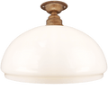 FIXED OPAL DOME GLASS SHADE MEDIUM - DYKE & DEAN