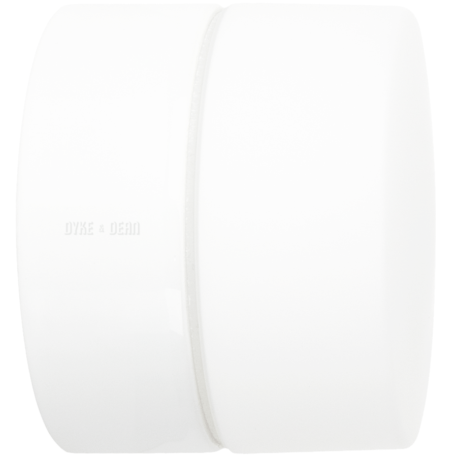 FLAT WHITE PORCELAIN WALL LIGHT IP54 - DYKE & DEAN