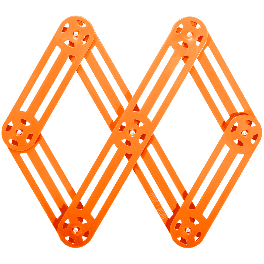 FRENCH FOLDING TRIVET ORANGE - DYKE & DEAN