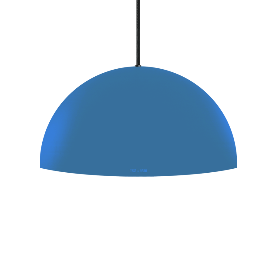 HEMISPHERE DOME PENDANT LIGHT BESPOKE COLOUR 200MM - DYKE & DEAN